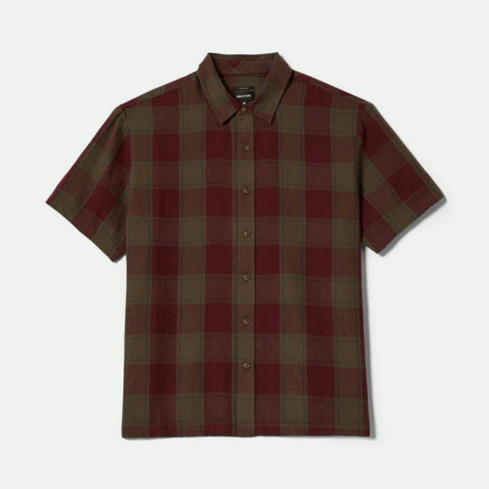Brixton Cru Linen Blend Button Up Shirt